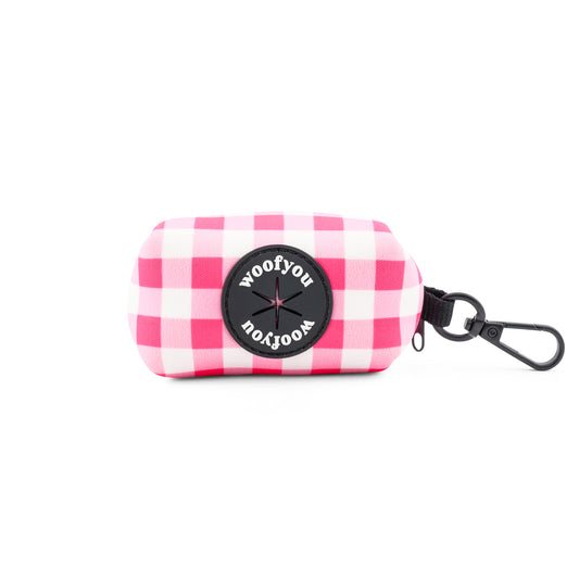 Porta Bolsas Vichy Rosa